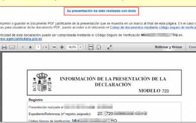 Hacienda modifica el modelo 720 tras la sentencia del TJUE