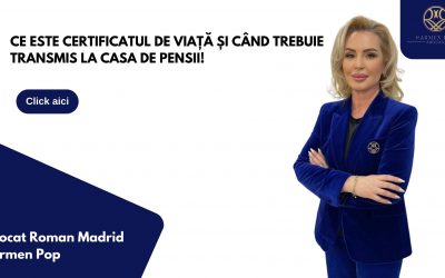 CE ESTE CERTIFICATUL DE VIAȚĂ ȘI CÂND TREBUIE TRANSMIS LA CASA DE PENSII!